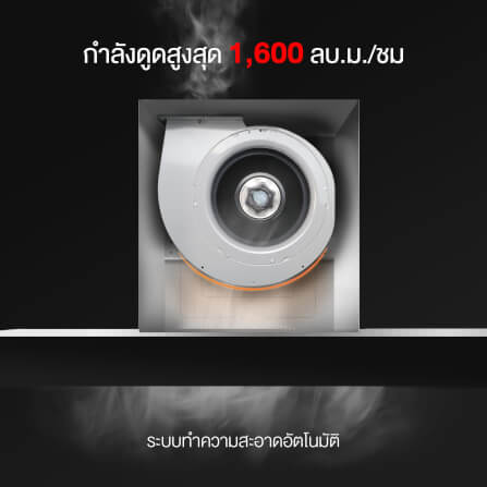 เครื่องดูดควันติดผนัง EVE  HC-LOFTBOX-60 ขนาด 60 ซม. สีดำ_4